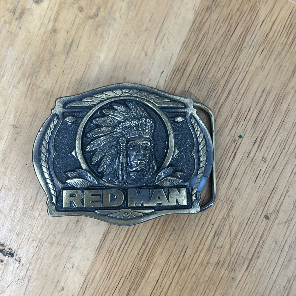 Redman tobacco,  company 1988 limited edition belt buckle